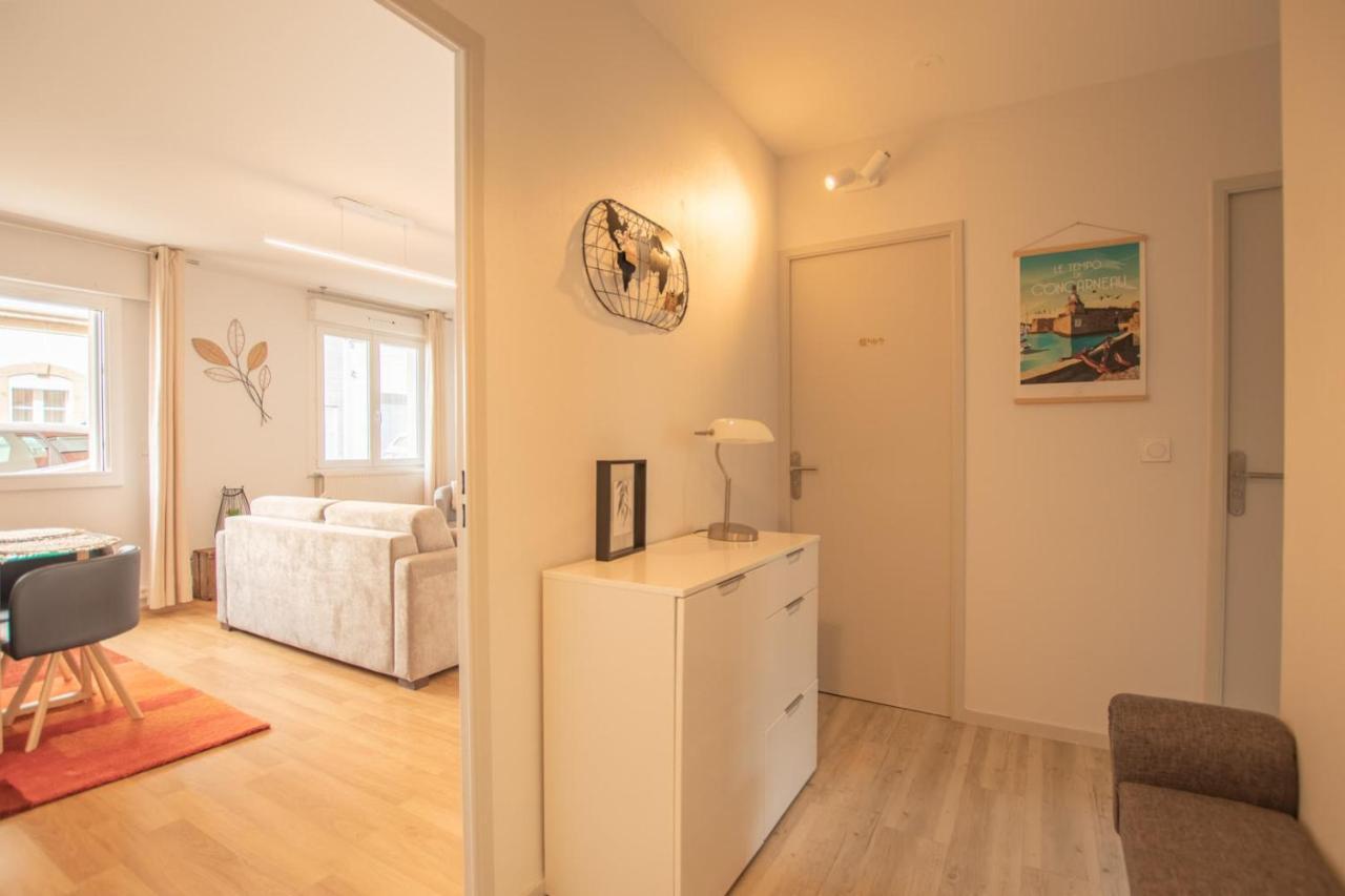 Appartement Hyper Centre Avec Garage Prive Concarneau Zewnętrze zdjęcie